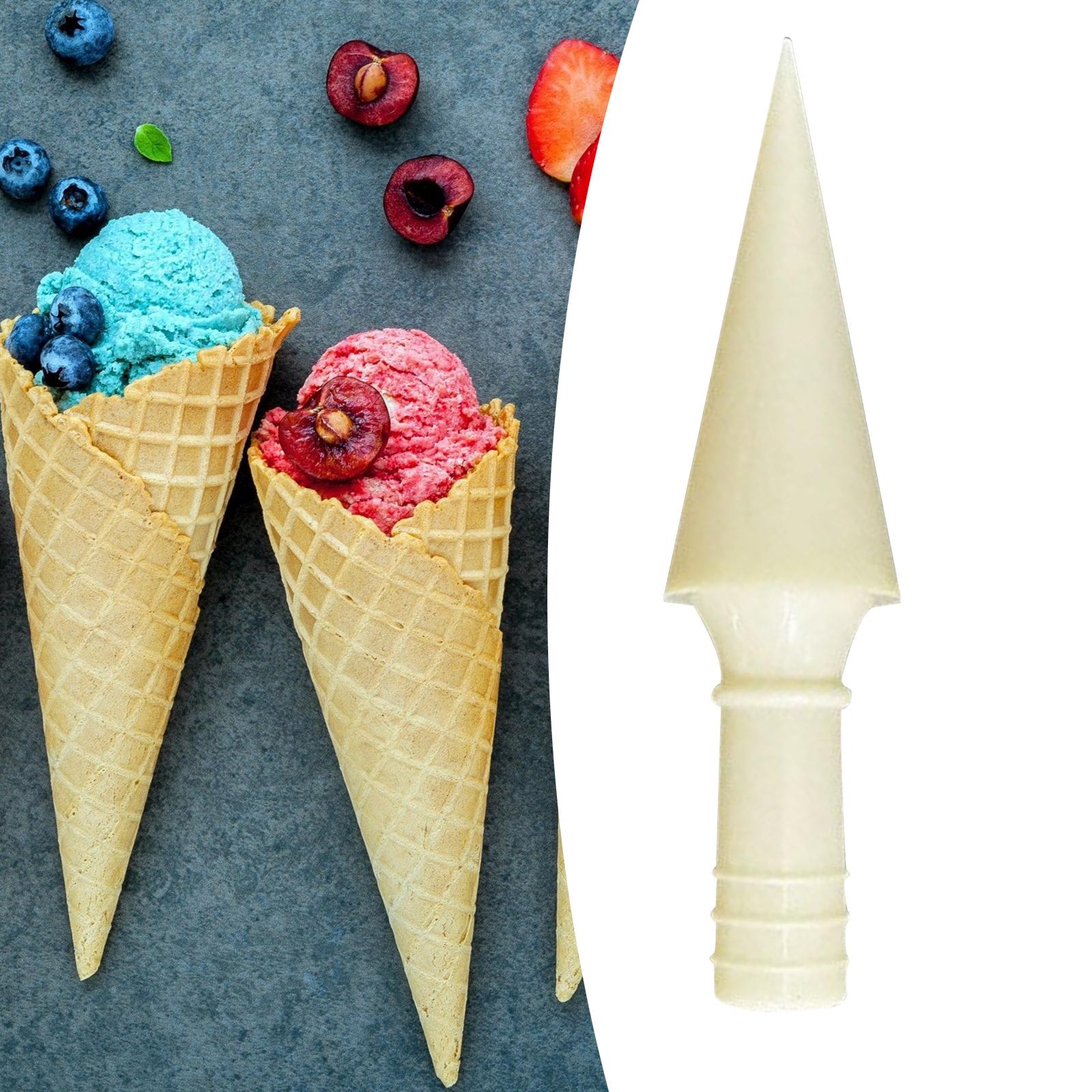 Waffle Cone Maker - PVC製アイスクリームコーンメーカー DIYベーキングマシン ワッフルローラー ペストリーシェイパー ケーキベーキングツール 家庭用デザート作りに