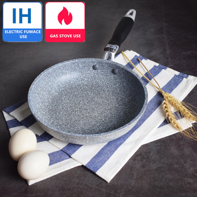 ノンスティックパン耐久性のある石フライパン中華鍋ホームステー - Mini Pancake Griddle のレビューと価格