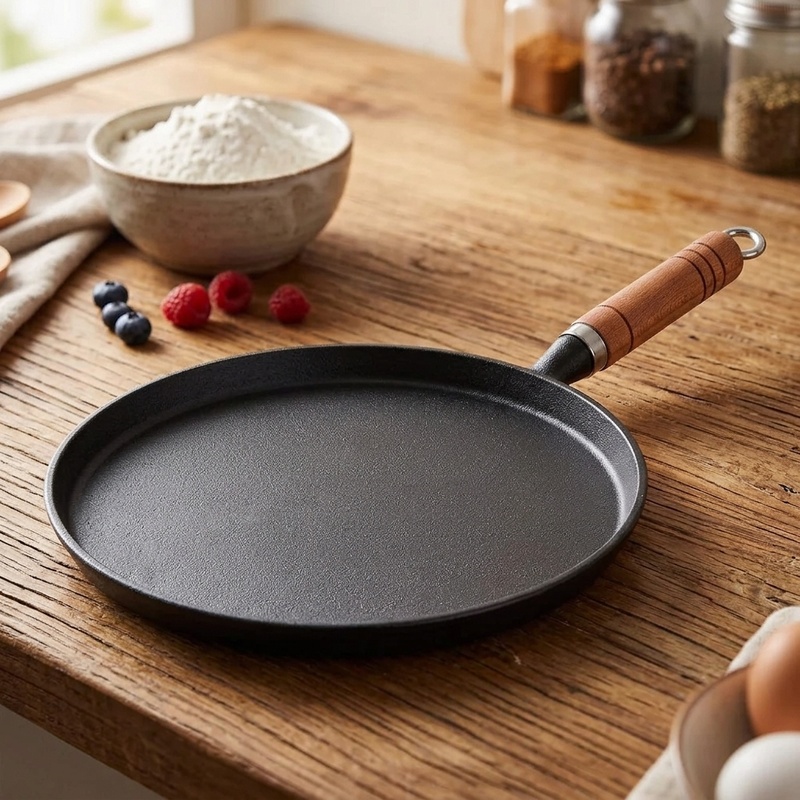 20/23/26cm 鋳鉄製フライパン 未コーティング ノン - Cast Iron Corn のレビューと価格