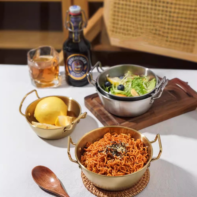 1 個韓国スタイル料理ボウル耐久性のあるステンレス鋼ライスワ - Dim Sum Basket のレビューと価格