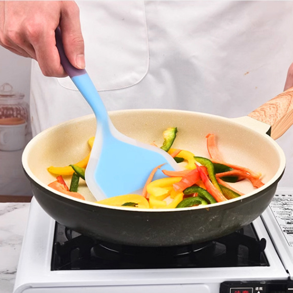 シリコン製スパチュラ 幅広パンケーキターナー ノンスティック - Okonomiyaki Spatula のレビューと価格